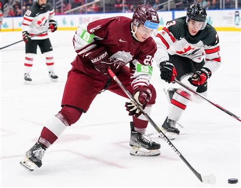 Iihf Gallery Latvia Vs Canada 2022 Iihf World Junior Championship