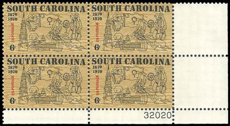 PCBstamps US 1407 PB 24c 4x6c South Carolina Founding 32020 MNH