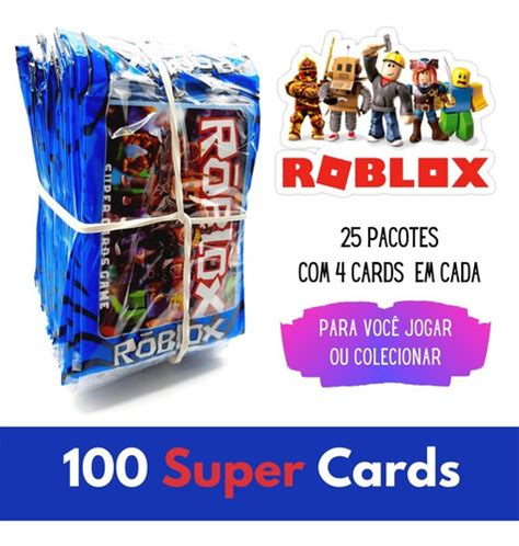 Pacotinhos Roblox S O Cards Colecionar Ou Bafo