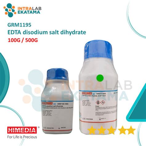 Jual EDTA Disodium Salt Dihydrate 100G 500G GRM1195 100G Kota