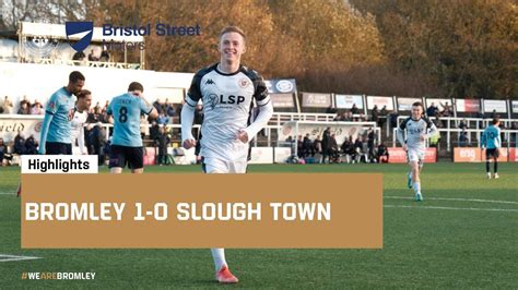 Highlights Bromley 1 0 Slough Town YouTube