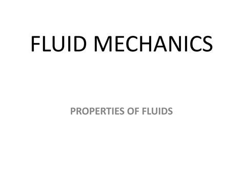 Solution Fluid Mechanics Properties Of Fluids Gauge And Absolute