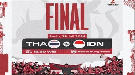 Siaran Langsung Timnas Indonesia Vs Thailand Di Piala Aff U 19 2024