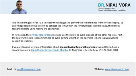 PPT - Slipped Capital Femoral Epiphysis (SCFE) Treatment | Dr Niraj ...