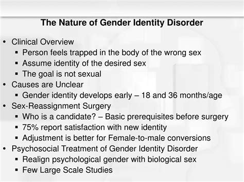 Ppt Chapter Sexual And Gender Identity Disorders Powerpoint