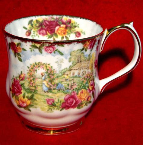 Royal Albert Celebration Of Old Country Roses Garden Mugs Pc Tea