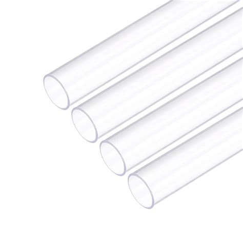 Uxcell Pack Clear Rigid Tubing Id X Od X Ft Length