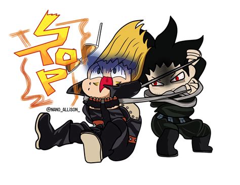 Aizawa Shouta E Hizashi Yamada Chibis Nano Allison Illustrations Art