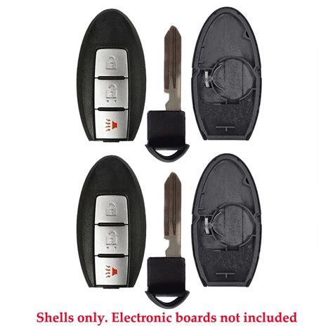 AKS KEYS Keyless Remote Smart Prox Fob Case Shell 3 Fits For Nissan