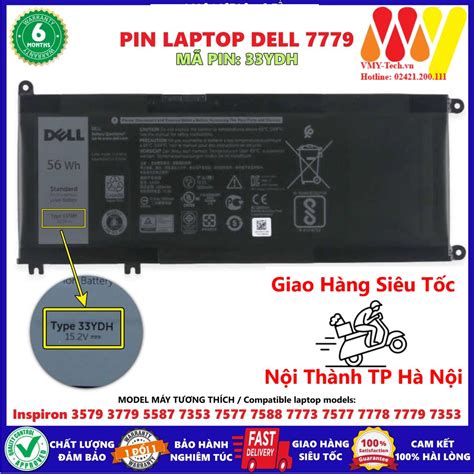 Pin Laptop Dell Vostro 7570 7580 G3 3579 G3 3779 G5 5587 G7 7588 W7NKD