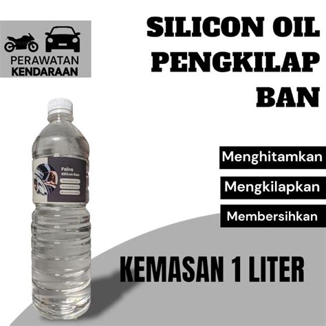 Jual Silicone Oil Semir Ban Netto Liter Untuk Motor Dan Mobil Cocok