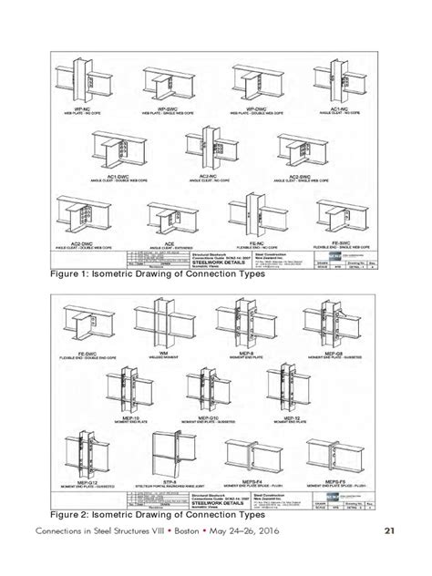 Connections in Steel Structures | PDF