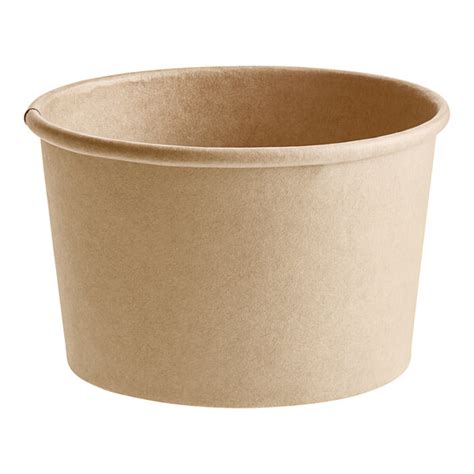 Choice Oz Kraft Poly Coated Paper Food Cup Case