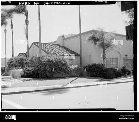 Oblique View Looking Northwest At The Southeast Corner Of The Building