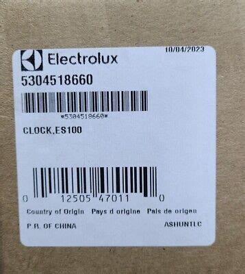 GENUINE OEM BRAND NEW Electrolux 5304518660 Frigidaire Oven Range