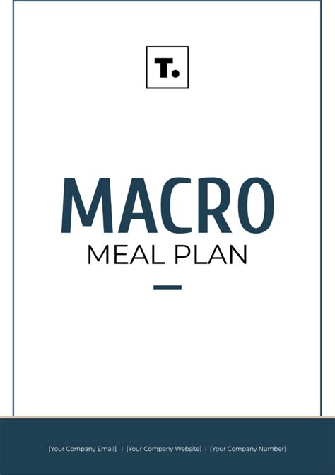 macro meal plan template  edit