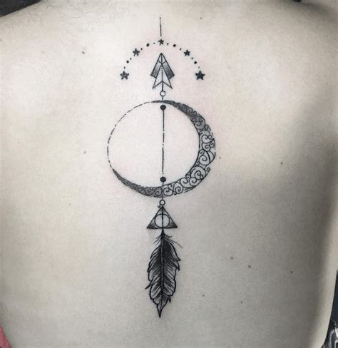 Tatouage Lune Avec Flèche Tatouage Flèche Tatouage Tatouage Lune étoile