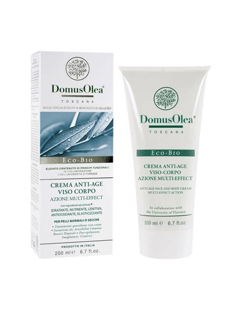 Crema Anti Age Viso Corpo Azione Multi Effect Domus Olea Toscana