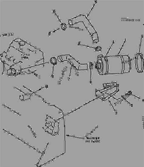 AIR CLEANER CONNECTION - Hydraulic Excavator Komatsu PC40-5 - ENGINE ...