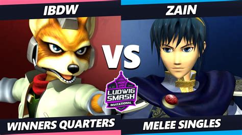 Ludwig Invitational Zain Marth Vs IBDW Fox SSBM Melee Tournament