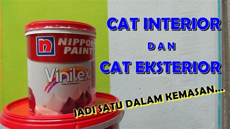 Ngecat Tembok Sendiri Dengan Vinilex Interior Dan Eksterior Atau