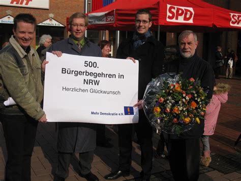 Mehr Demokratie E V Nordrhein Westfalen Blumen F R Das