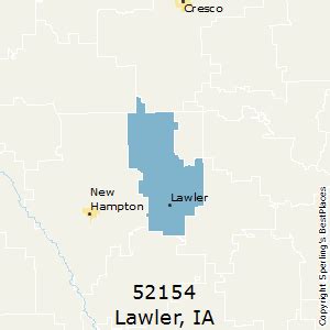 Lawler (zip 52154), IA