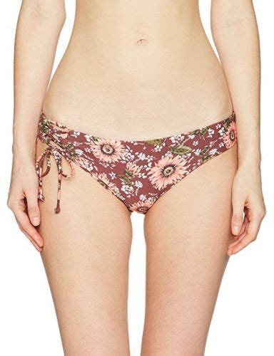 O Neill Women S Viera Lace Up Hipster Bikini Bottom Mocha S EBay