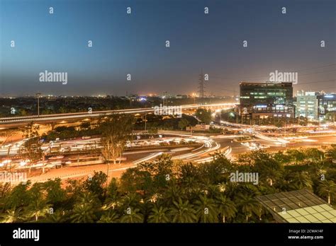 Gurgaon india skyline hi-res stock photography and images - Alamy