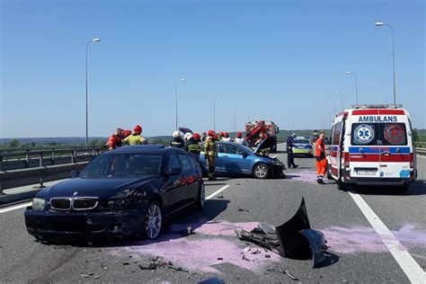 Wypadek na autostradzie A1 Trasa na Gdańsk zablokowana ZDJĘCIA