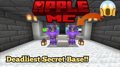 Base Finally I Make My Secret Base In Applemc Lifesteal Server Youtube