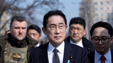 Japans Pm Visits Bucha I Feel Great Anger At Atrocities Committed