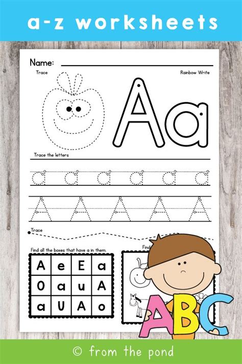 Alphabet Phonics Worksheets for Kindergarten | Alphabet phonics ...