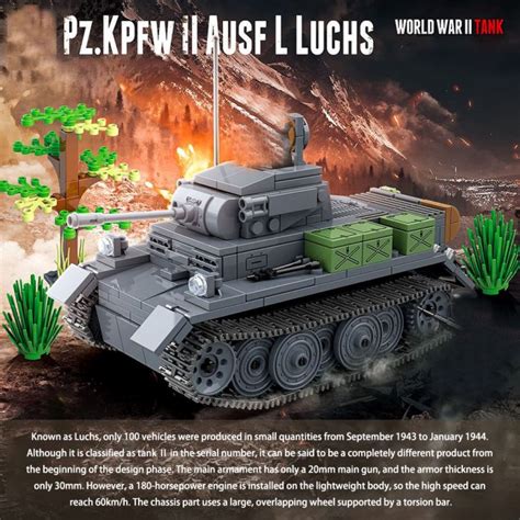 WW2 Military Series German Light Tank - LEPIN LEPIN Store