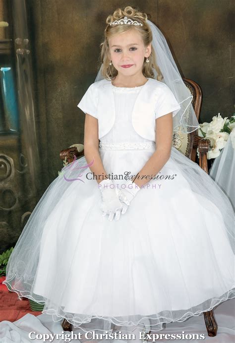 First Communion Dresses with Sleeves - FirstCommunions.com