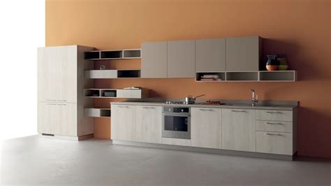 Cucina Moderna Mood In Rovere Fade E Grigio Selce Di Scavolini