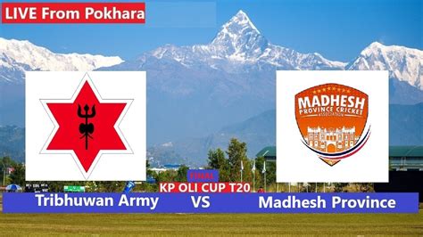 Live Tribhuwan Army Club Vs Madhesh Province Rohit Paudel Vs Imran