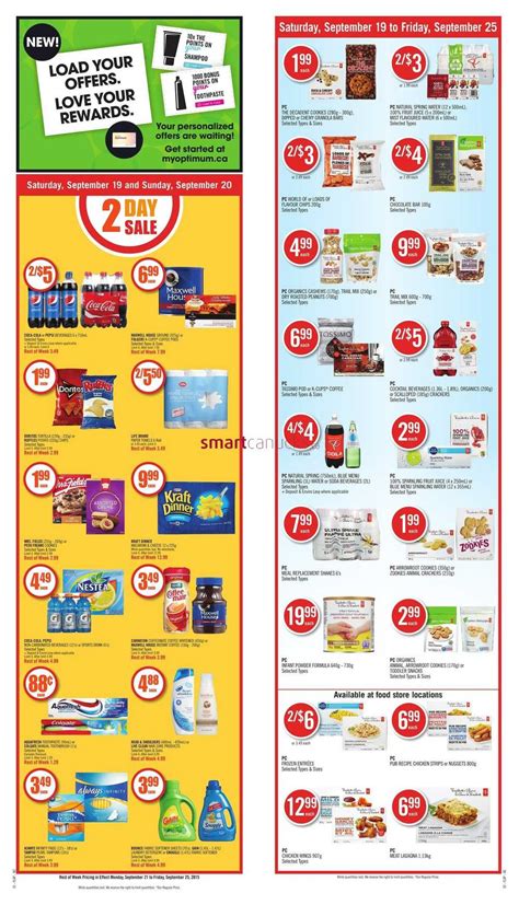 Shoppers Drug Mart Bc Flyer September To