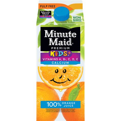 Minute Maid Orange Juice Kids Plus Carton, 59 fl oz | Orange | Reasor's