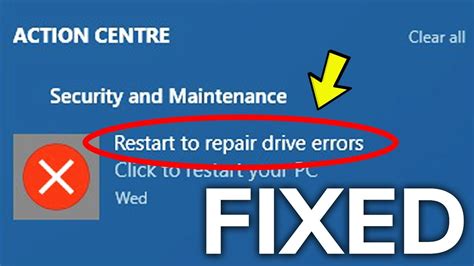 Fix Restart To Repair Drive Error In Windows | Hot Sex Picture