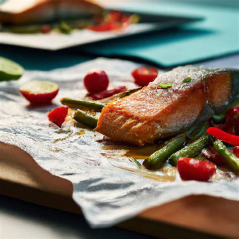 In Folie Gegarter Lachs Mit Mediterranem Gem Se Paleo Rezept