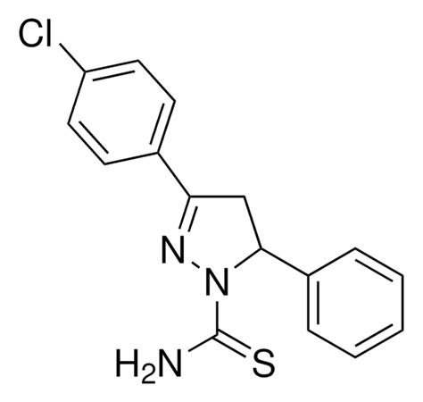 Chlorophenyl Phenyl Dihydro H Pyrazole Carbothioamide