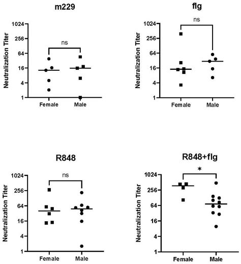 Sex Dependent Effects On Influenza Specific Antibody Quantity And