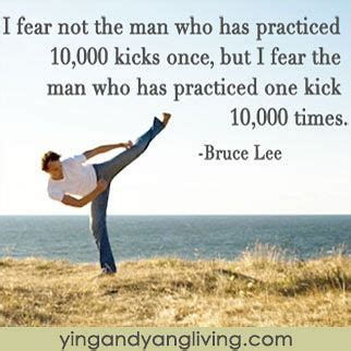 Zen Message I Fear Not The Man Who Has Practiced 10 000 Kicks Once