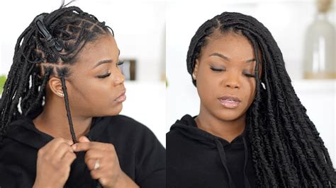 How To Goddess Faux Locs Detailed Faux Loc Tutorial For Beginners Nala Tress Maverick Locs