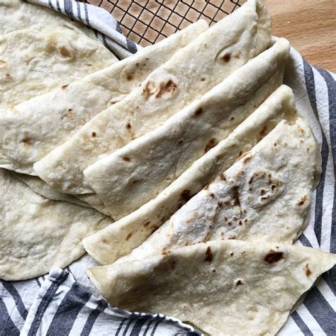 Authentic Homemade Flour Tortillas A Hint Of Rosemary