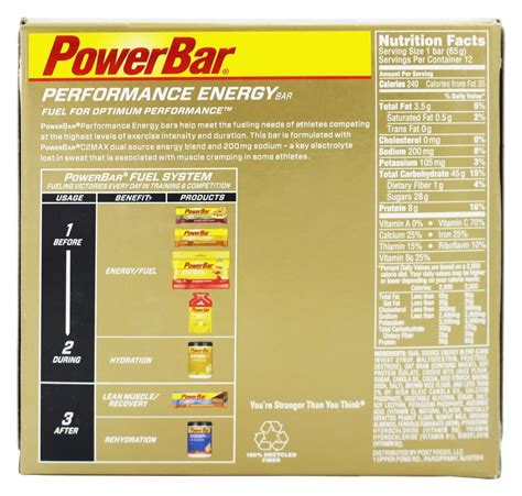 Powerbar Perform Nutrition Facts Blog Dandk