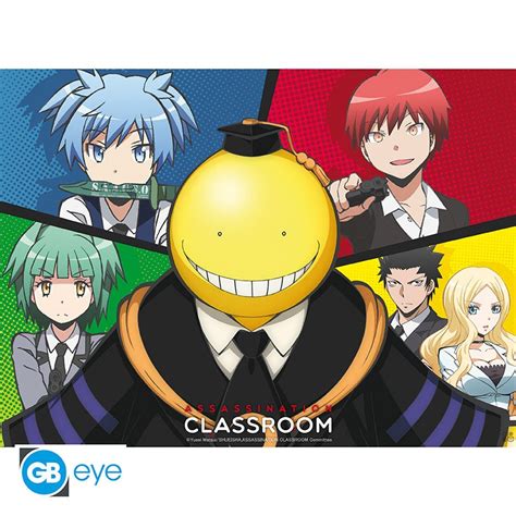 ASSASSINATION CLASSROOM Poster Koro VS élèves 52 x 38 cm