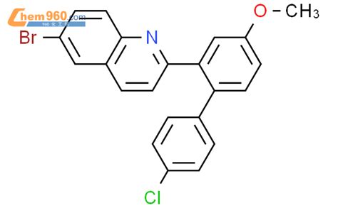 841297 65 2 QUINOLINE 6 BROMO 2 4 CHLORO 4 METHOXY 1 1 BIPHENYL 2