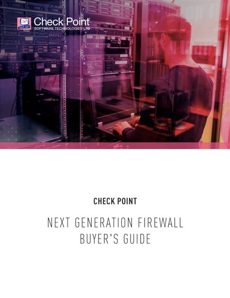 Next Generation Firewall Buyer S Guide Check Point Next Generation